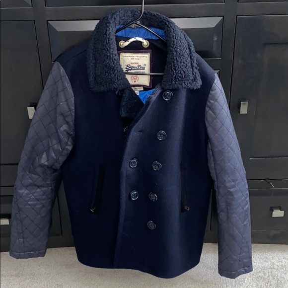 Superdry Other - SuperDry heavy wool bomber style pea coat